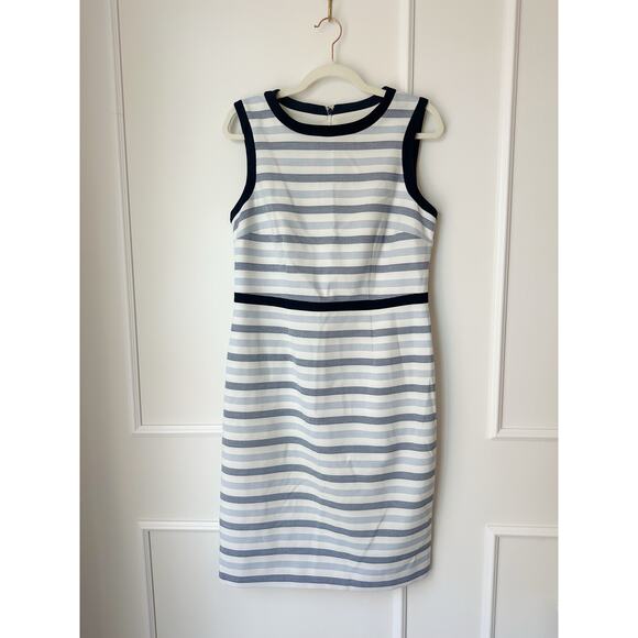 Dresses & Skirts - NWT Hobbs Blue and white striped shift dress